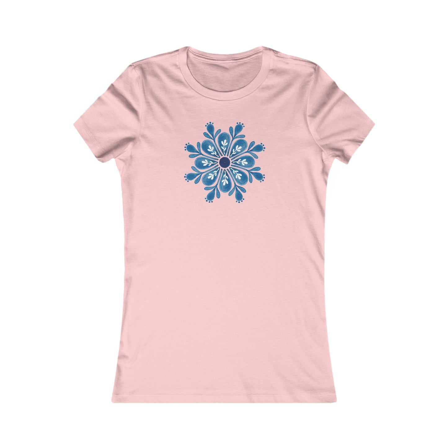 Snowflake Mandala Fitted Tee