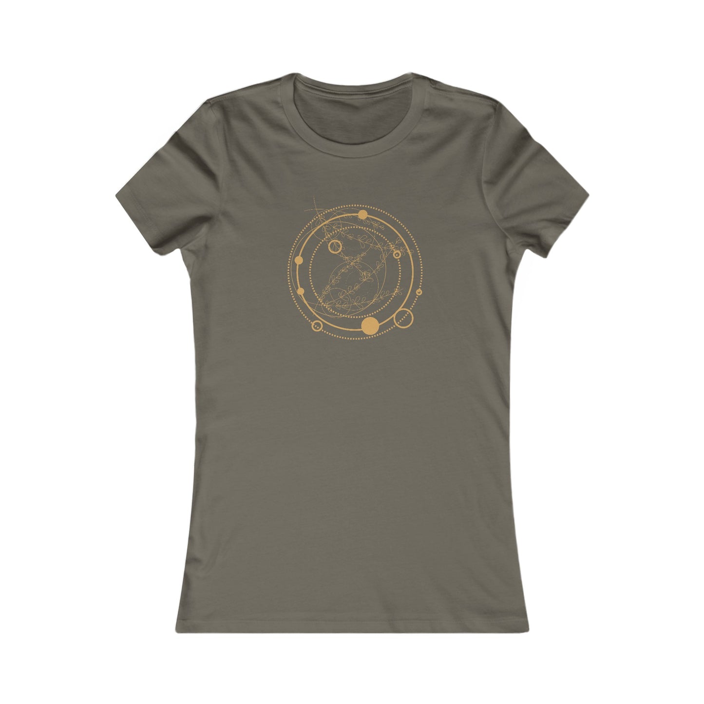 Circular Pattern Fitted Tee