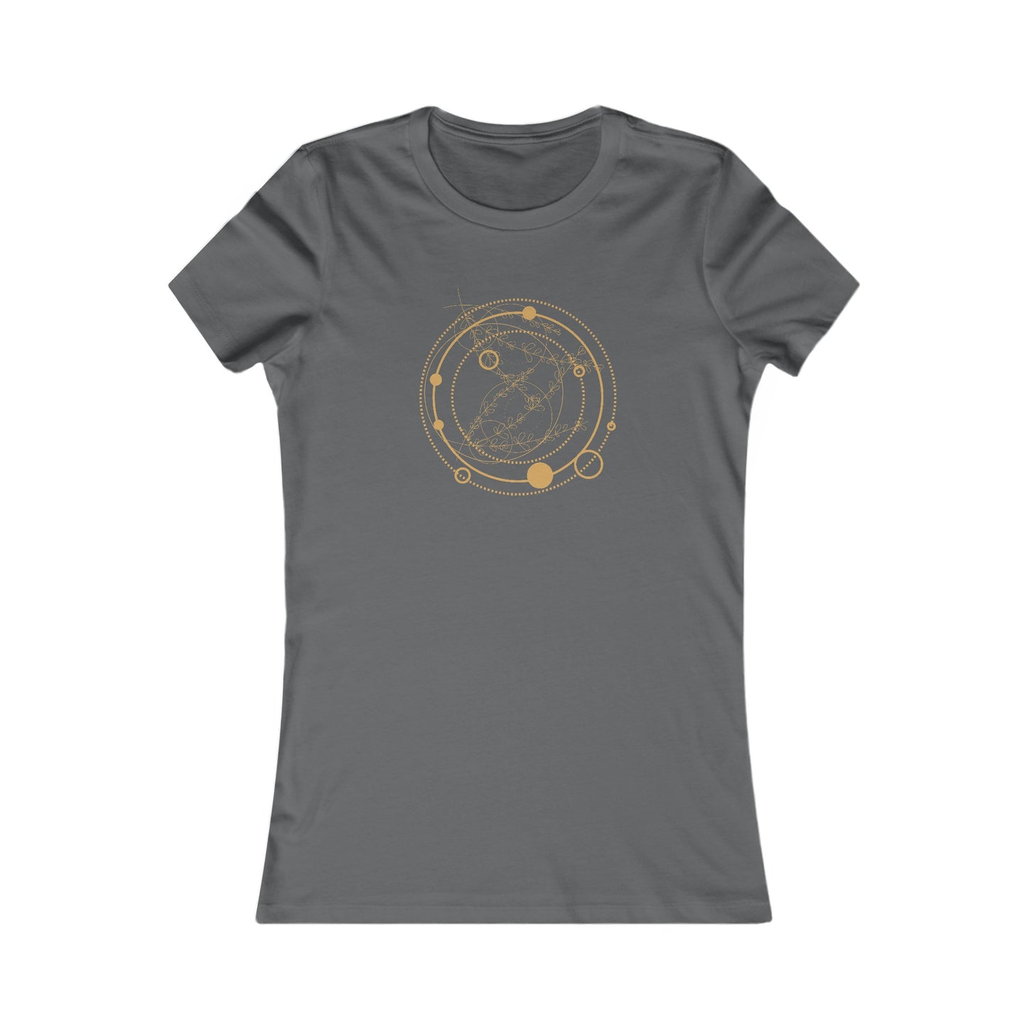 Circular Pattern Fitted Tee