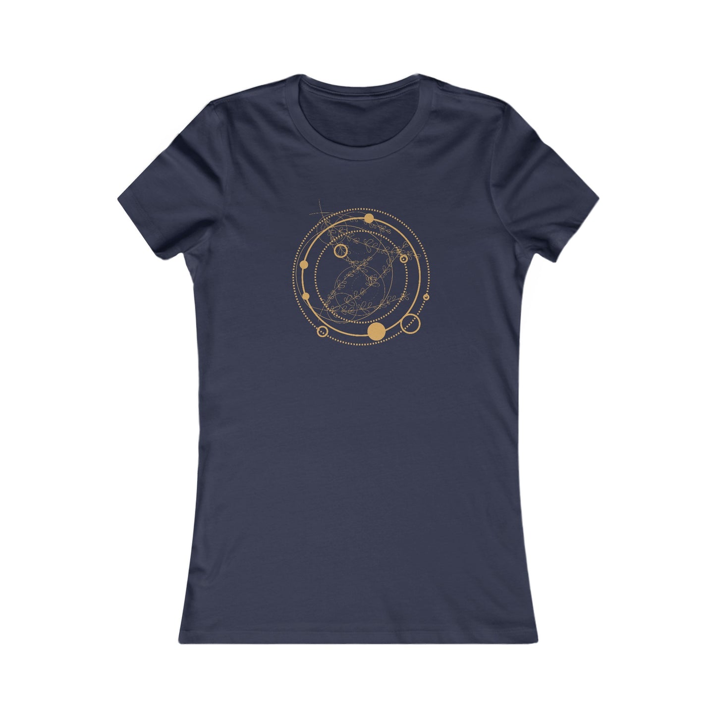 Circular Pattern Fitted Tee