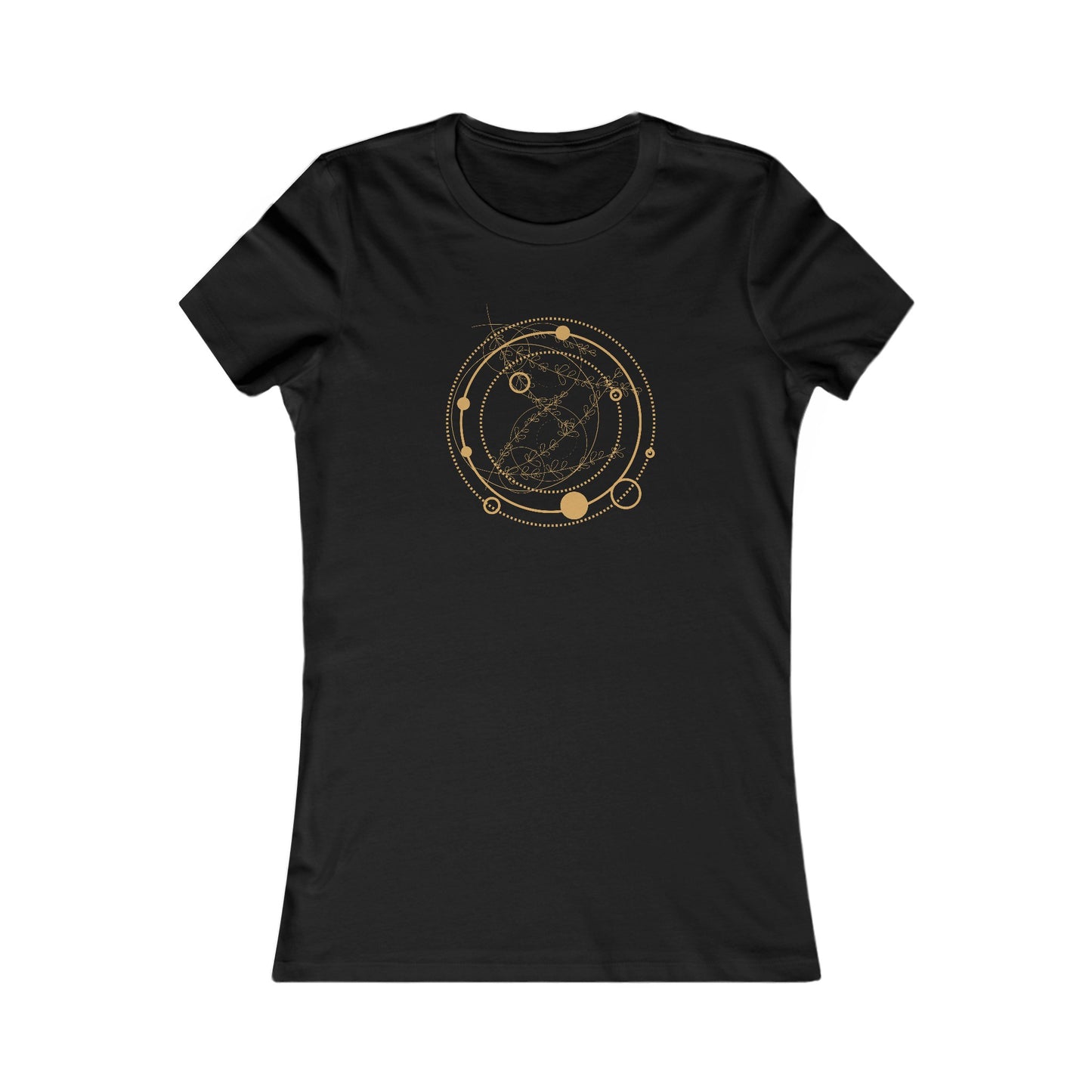 Circular Pattern Fitted Tee