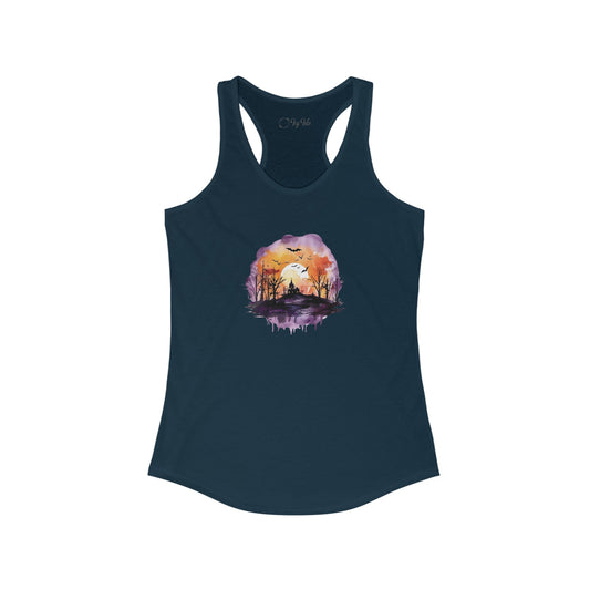 Haunted Castle Racerback Tank