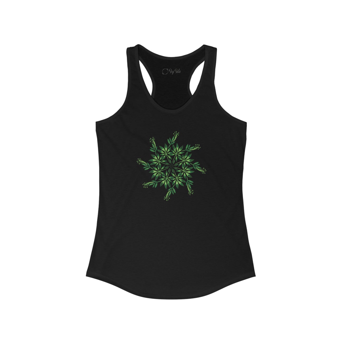 Leaf Mandala Racerback Tank