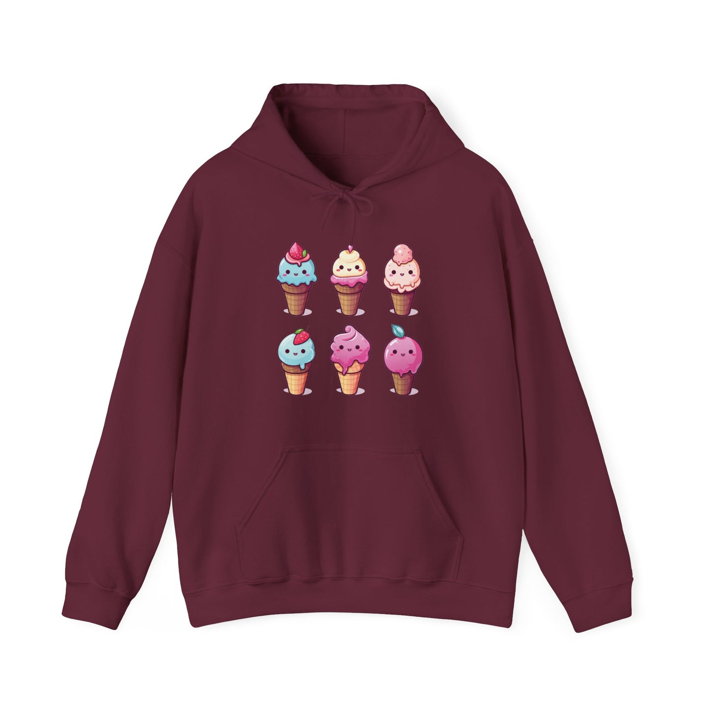 Ice Cream Set Hooded Sweatshirt