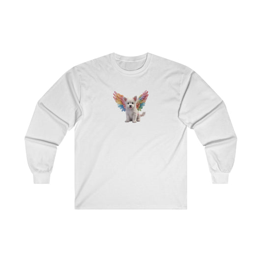 Angel Puppy Long Sleeve Tee 004