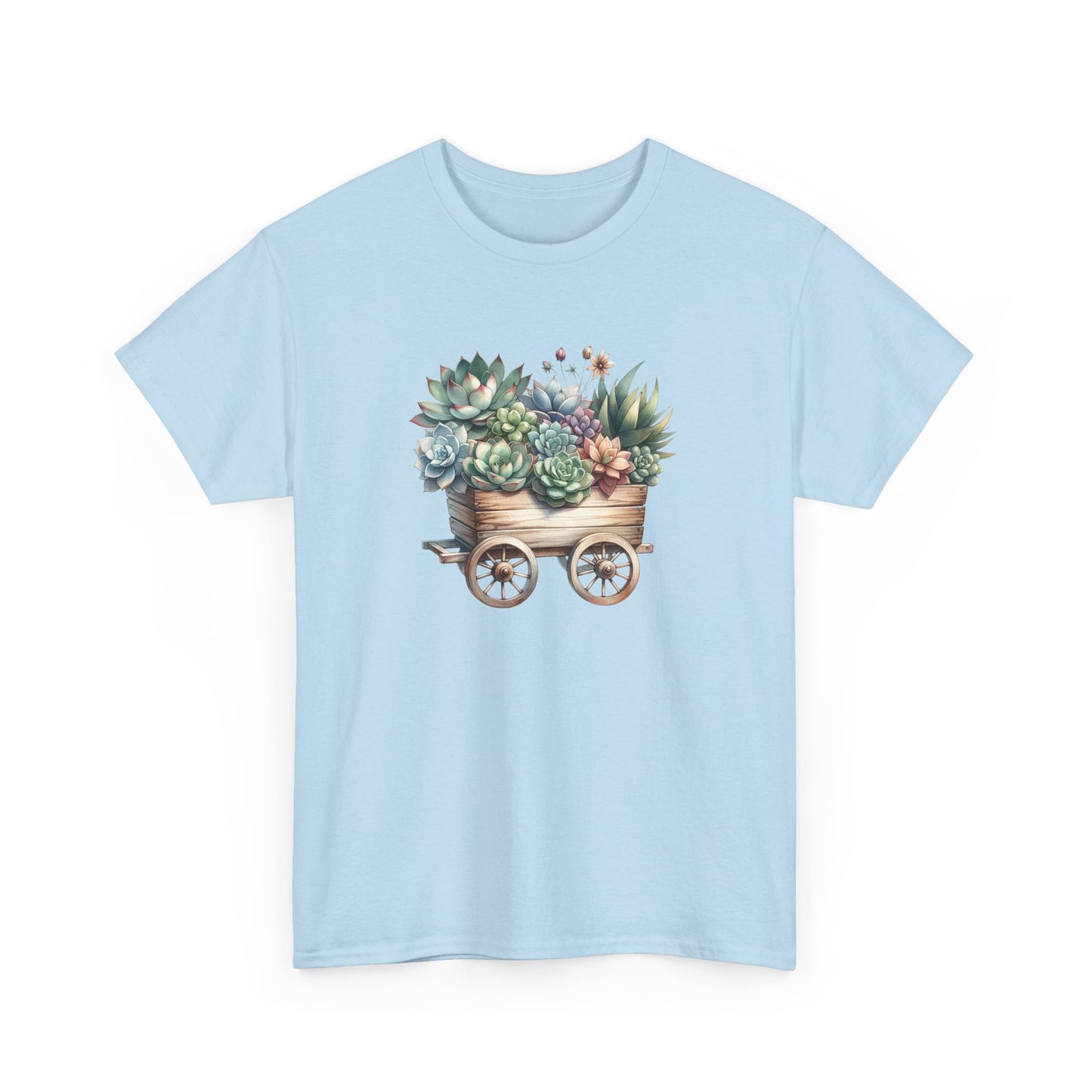 Succulent Wheelbarrow Short Sleeve Tee