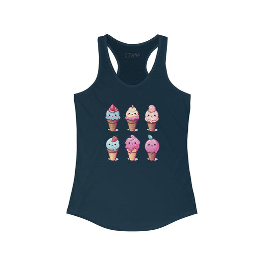 Ice Cream Set Racerback Tank