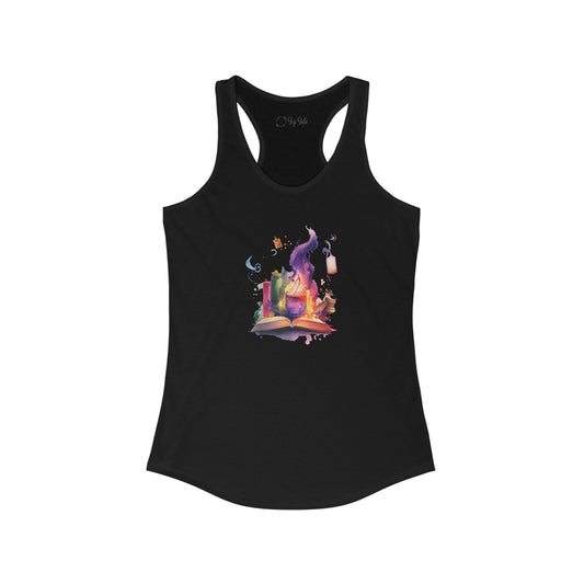 Open Book and Potions Racerback Tank
